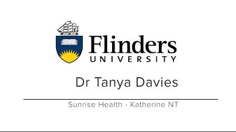 Dr Tanya Davies, Sunrise Health Service Katherine